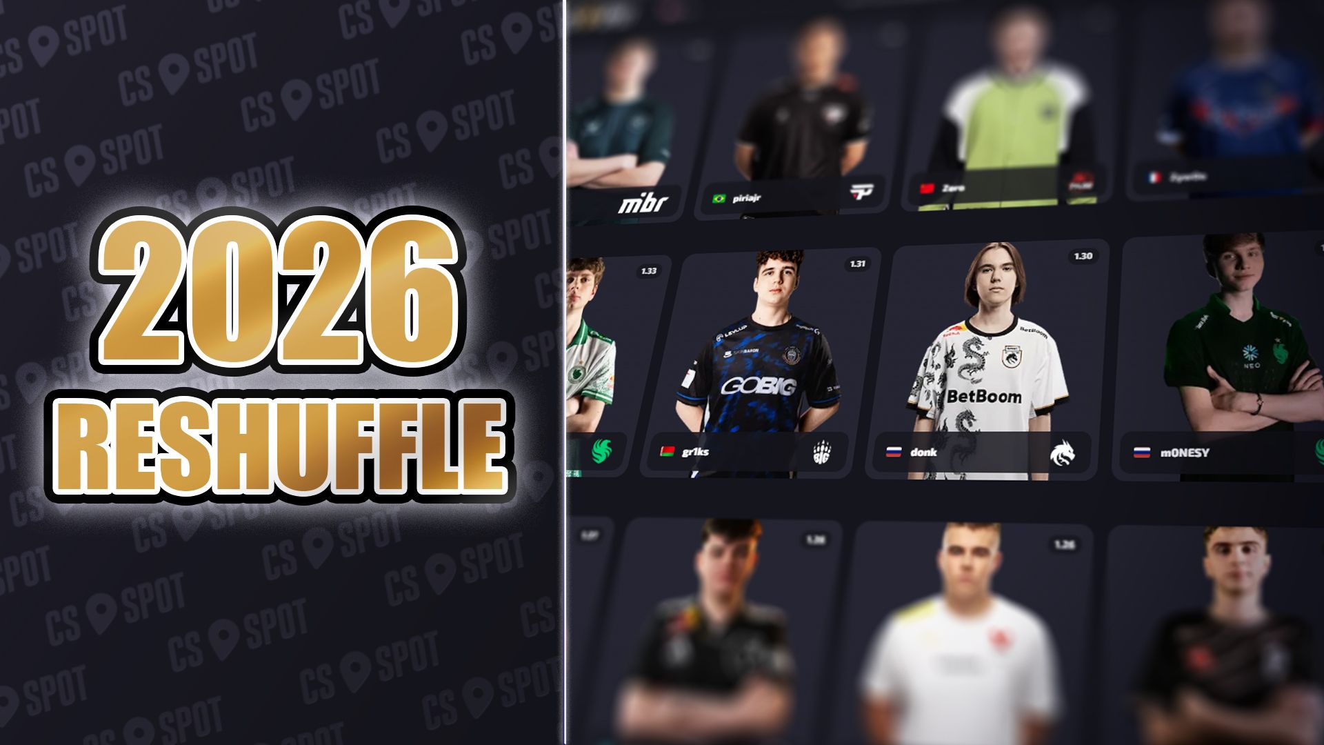 CS2 Rostermania 2026: Kluczowe transfery i efekt domina VRS