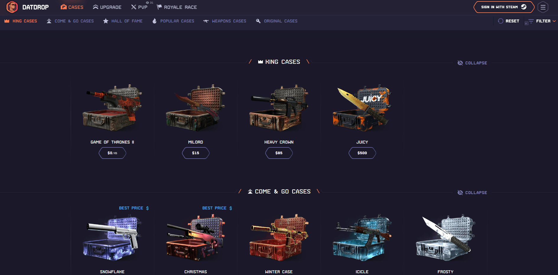 Jak Zacząć Otwierać Skrzynki na Stronie DatDrop