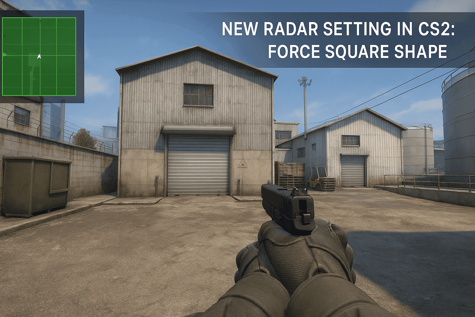 Nowe ustawienie radaru w CS2: Force Square Shape
